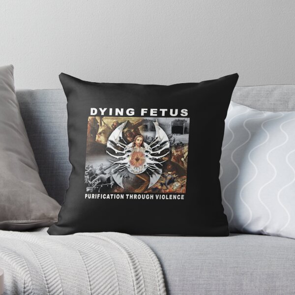 Icon of SIPO-NE Dying Fetus Throw Pillow RB1412 product Offical dyingfetus Merch